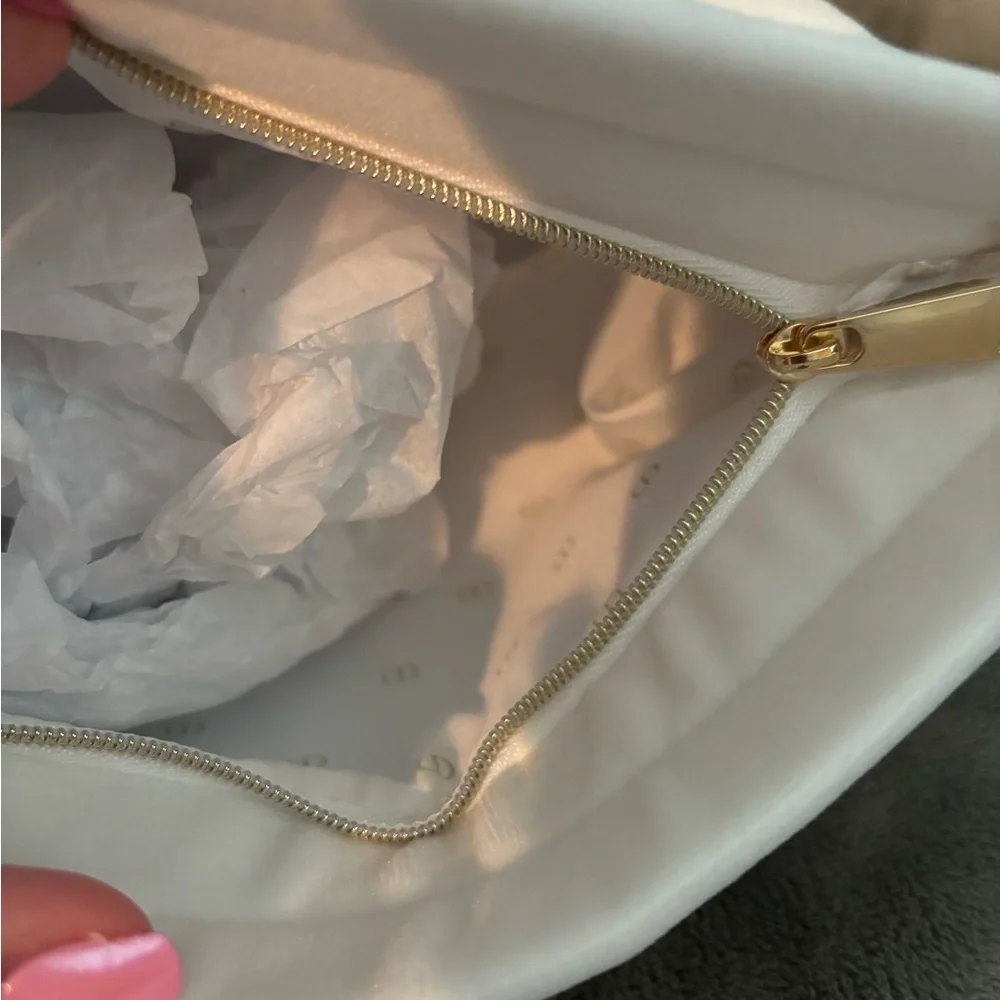 Dior Trousse velvet White Pouch - Picture 4 of 6